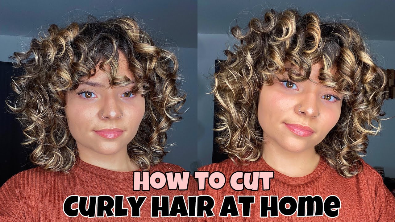 HOW TO CUT CURLY HAIR AT HOME | TIPS FROM A COSMETOLOGIST | ROUND SHAPE FOR CURLY HAIR