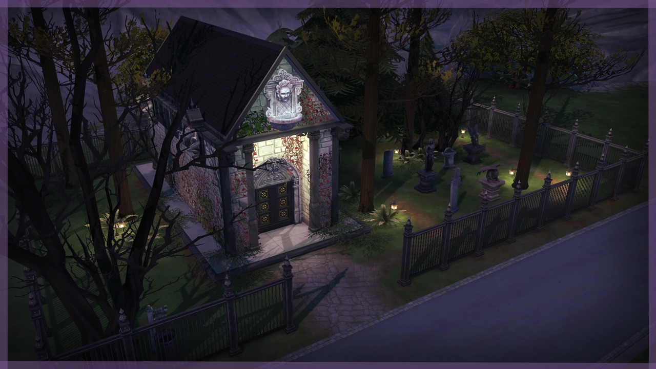 The Sims 4 House Build | Secret Vampire Hideout