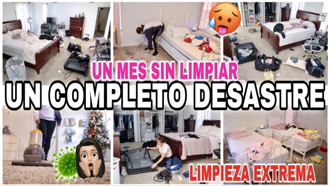 ✅*NUEVO* LIMPIEZA EXTREMA Y PROFUNDA🥵 UN COMPLETO DESASTRE 😱LIMPIEZA DESPUÉS DE UN MES SIN LIMPIAR😳