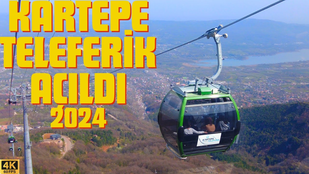 KARTEPE KUZUYAYLA TELEFERİK AÇILDI | KOCAELİ | MAŞUKİYE | SAPANCA, DERBENT | 2024 VLOG