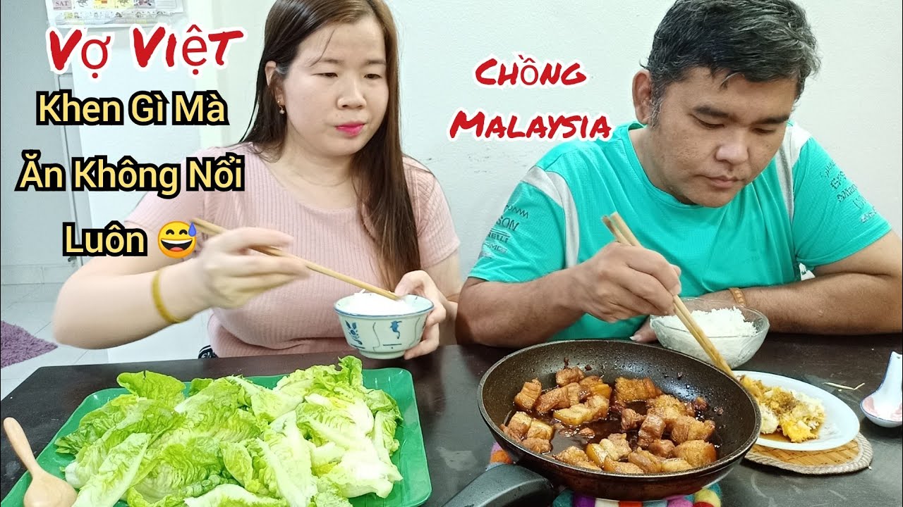 Vợ VIỆT Chồng MÃ Được Ví  Như Vợ Chồng Chí Phèo Trời Sinh 1 Cặp, Cơm Chiều Marmite Nấu Thịt Ba Chỉ