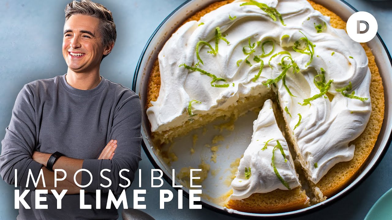 The EASIEST Pie - Key Lime Impossible Pie!