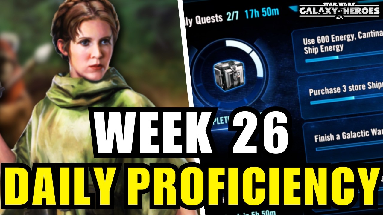 Идеальный распорядок дня для роста в F2P-играх! - SWGOH (Неделя 26 для F2P-игроков)