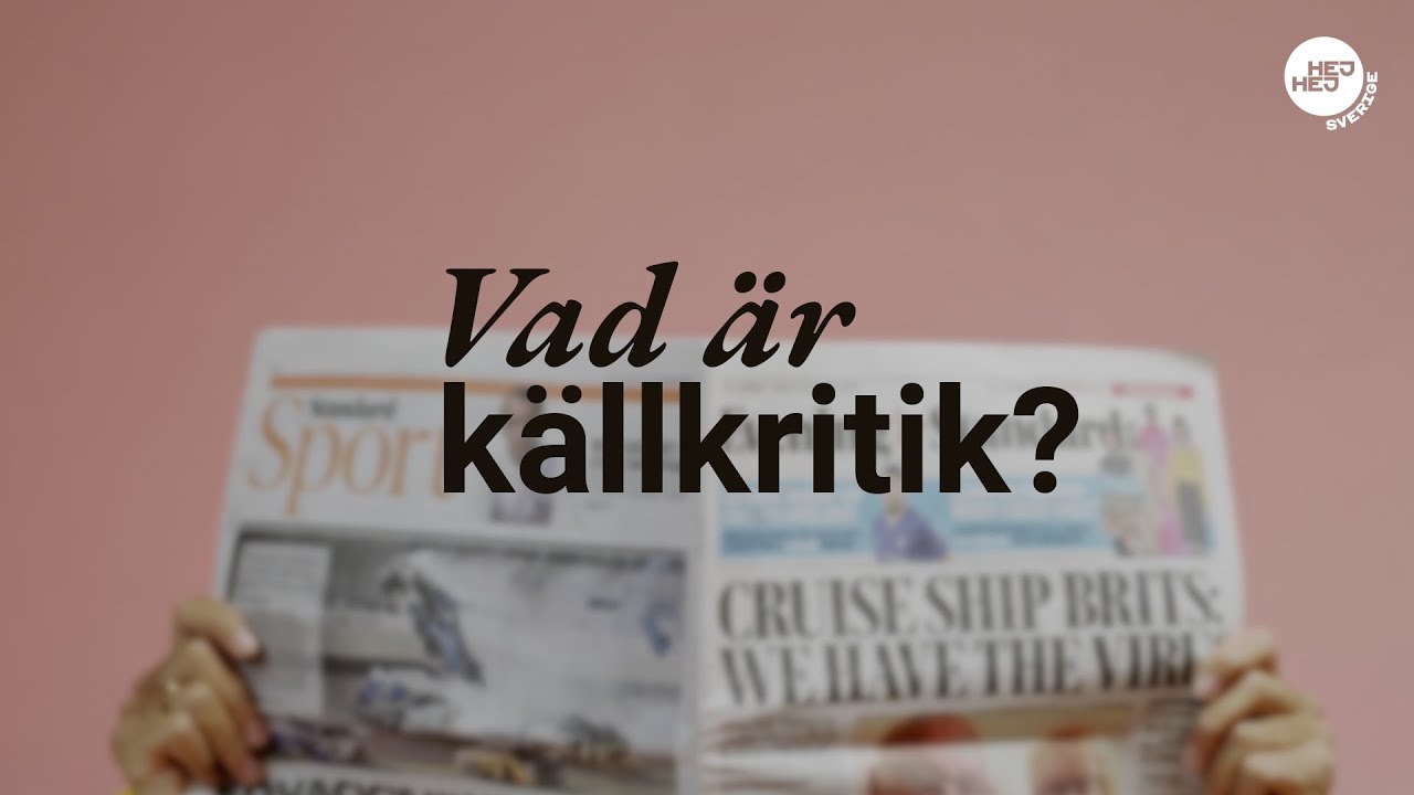 Vad &auml;r k&auml;llkritik? Och hur &auml;r man k&auml;llkritisk? | KORTFATTAT