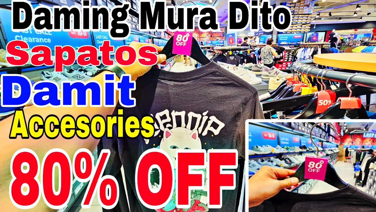 80% Off Sale Nike,Nb,Adidas Maga da Selection ng Shoes Apparels Solid