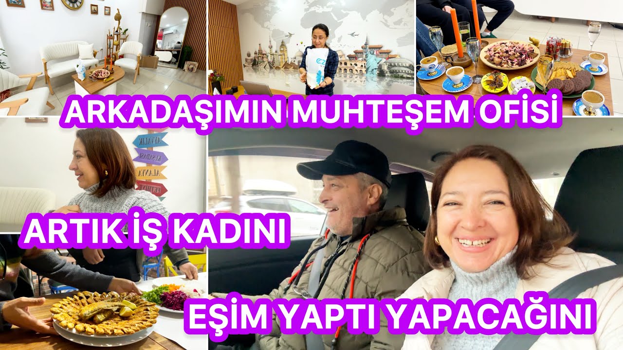 KENDİ İŞİNİ KURDU‼️MUHTEŞEM BİR OFİS👍🏼HEDİYEMLE GİTTİM‼️BAYILDIM‼️EŞİM YAPTI YAPACAĞINI‼️
