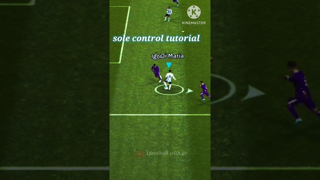Sole control tutorial efootball 23 #shorts #pes23 #football #foryou #tutorial #fyp #ufa #viral