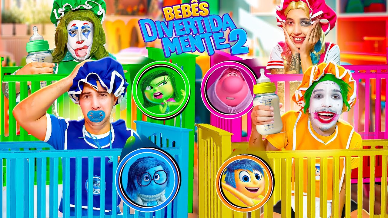 NOS TRANSFORMAMOS EM BEBÊS DO DIVERTIDAMENTE 2!! 24 HORAS SENDO BEBÊS DIVERTIDAMENTE!!