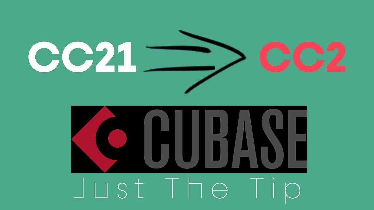 Converting CC in Cubase using MIDI INSERTS!