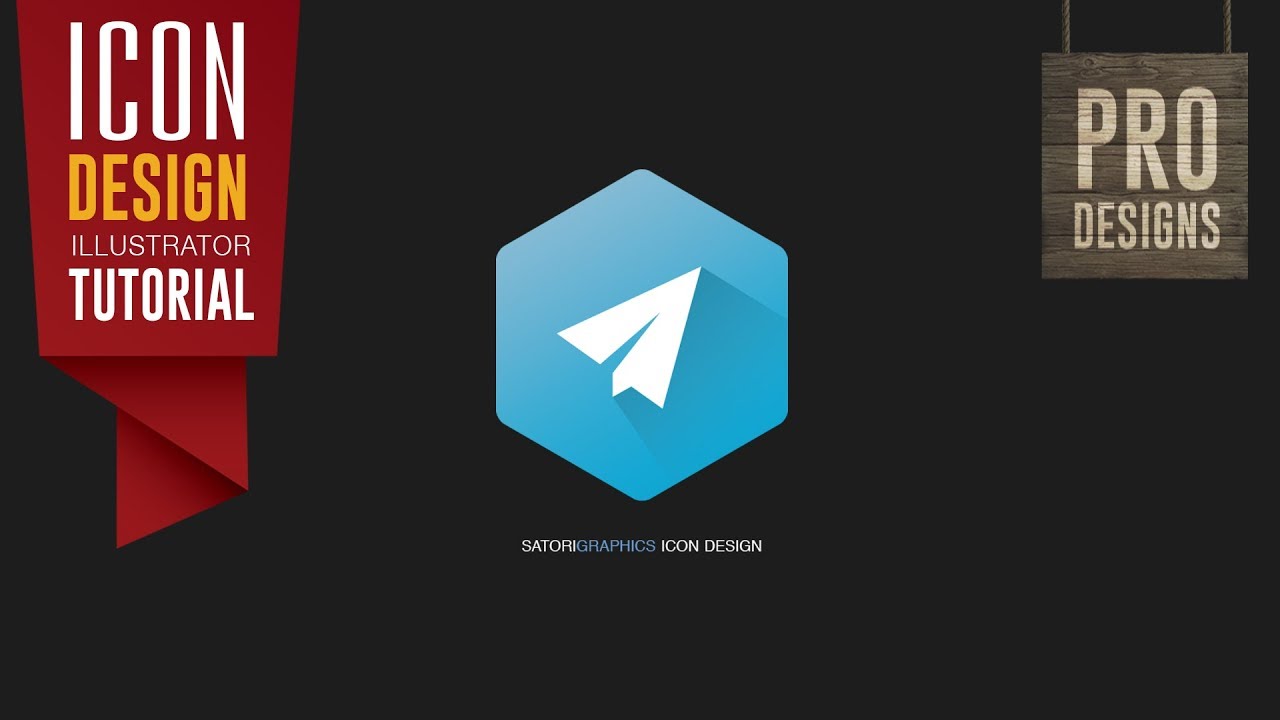 How To Make A Modern Icon Design | Adobe Illustrator | Satori Graphics