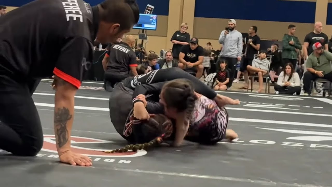 2024 ADCC Las Vegas Open | 9-10 Girls Advanced BJJ (32kg) | Gold Medal Guillotine