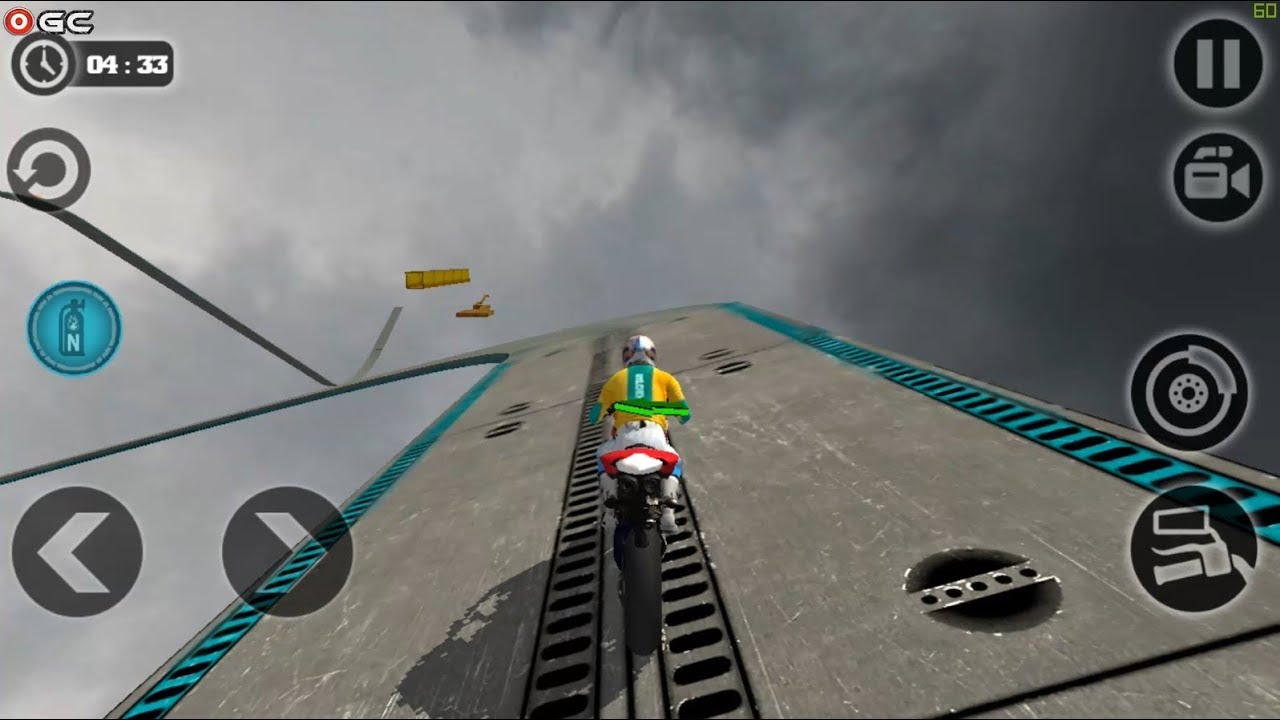 Impossible Motor Bike Tracks New Motor Bike Simulator / Android Gameplay FHD #3