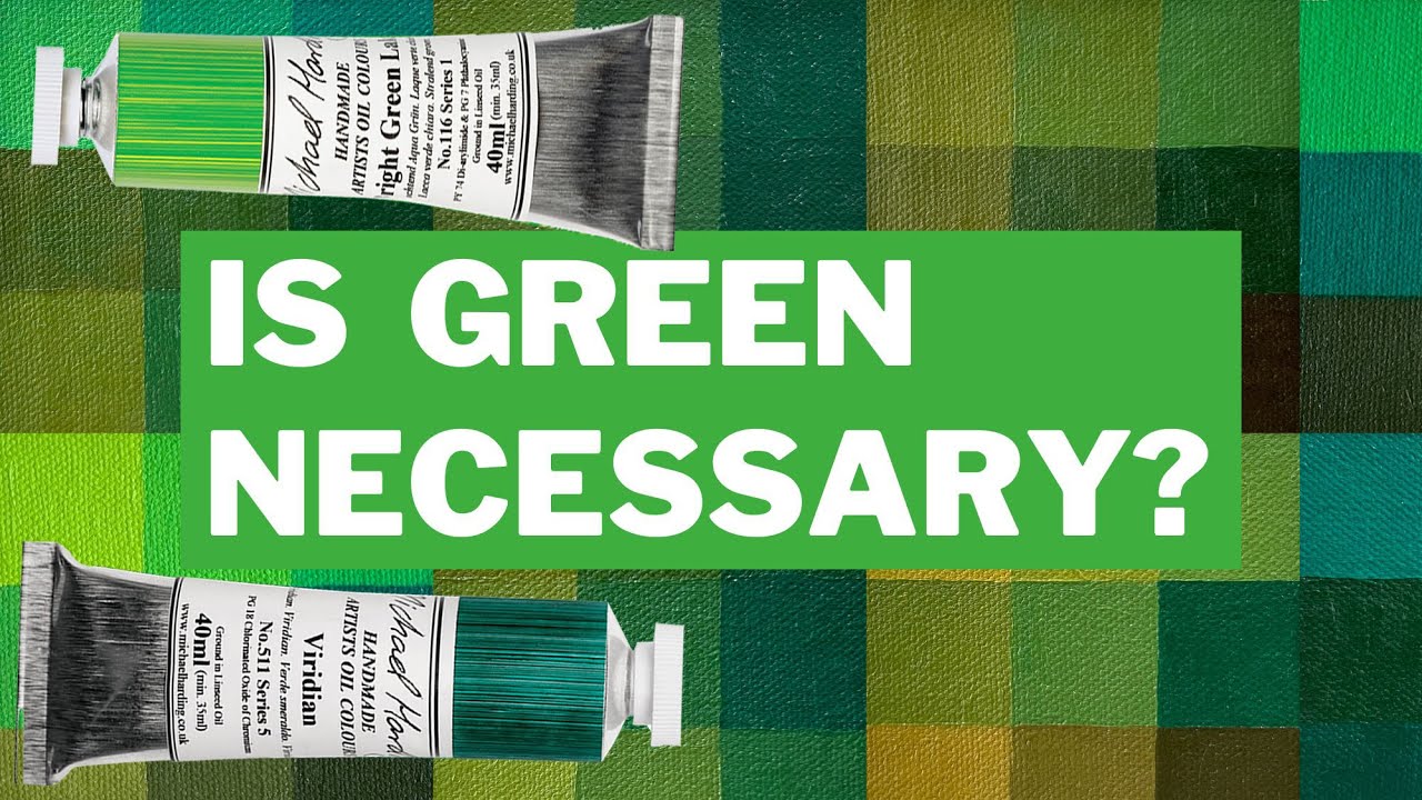 Oil Paint Colors - Is Green Necessary? #colormixing #greenoilpaint