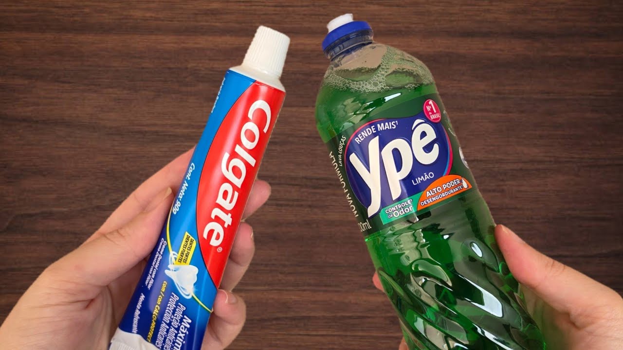 MORRIA E NÃO SABIA  misture  CREME DENTAL no DETERGENTE e não precisa mais comprar no mercado