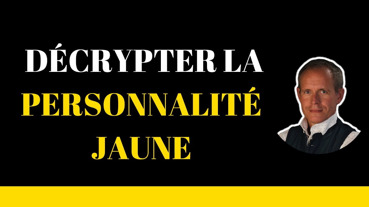 🟡 La personnalité JAUNE : le profil INFLUENT (Méthode DISC)