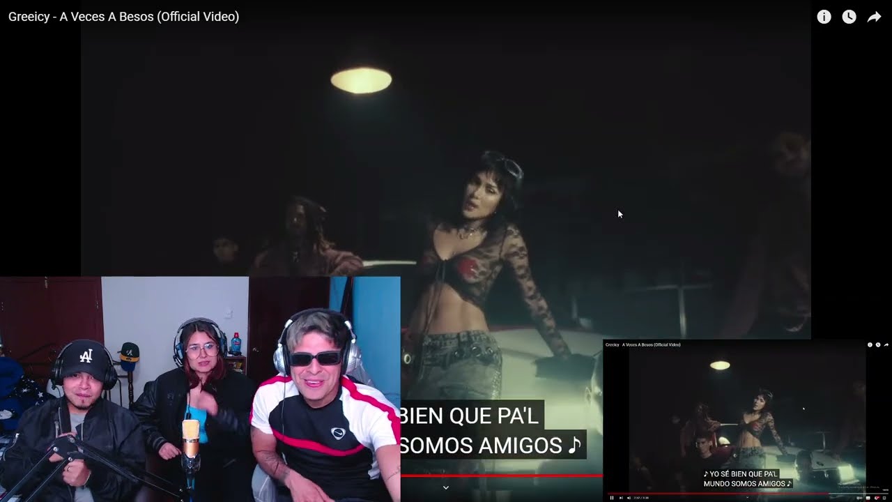 PERUANO REACCIONA Greeicy - A Veces A Besos (Official Video)