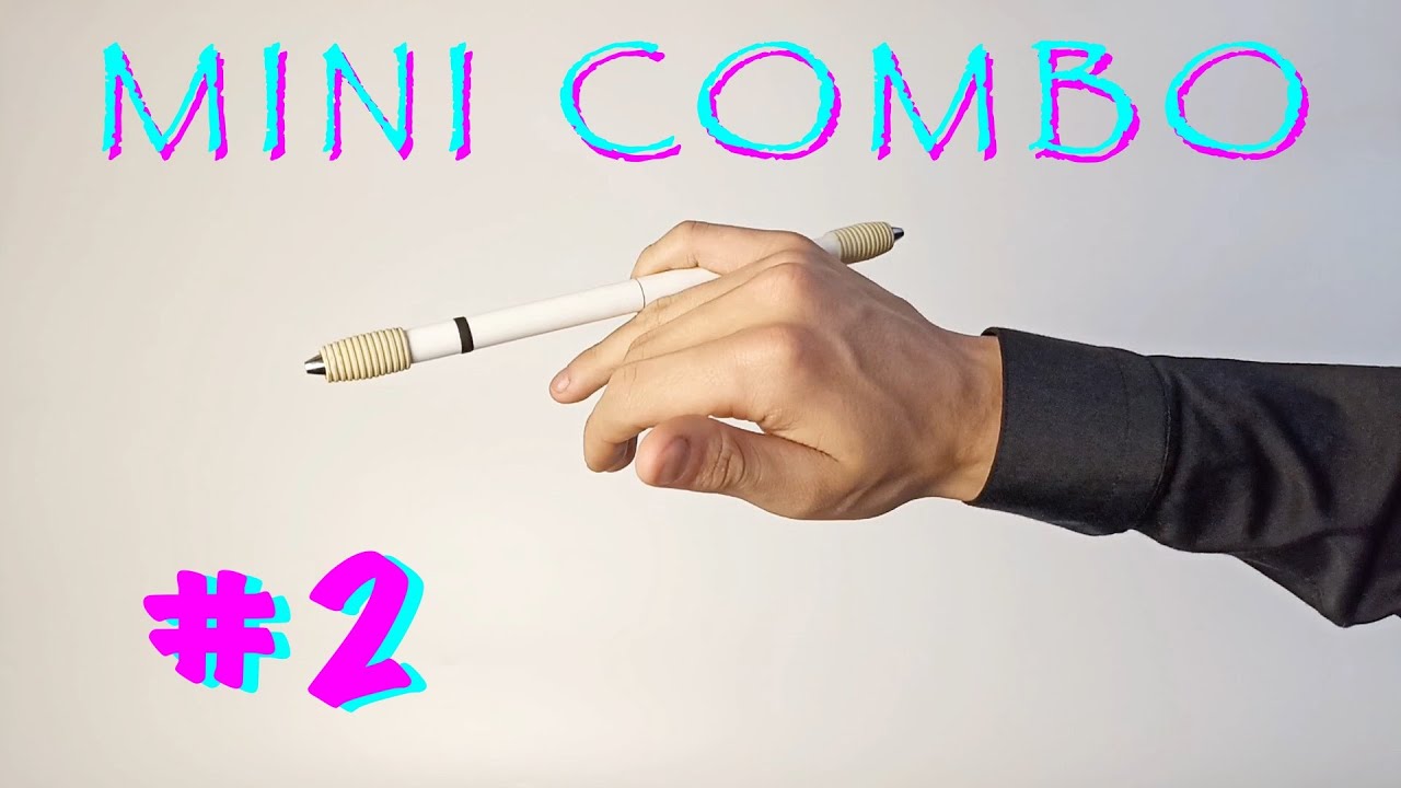 Mini combo #2  Пенспиннинг обучение  Трюки с ручкой  Как крутить ручку  Penspinning tutorial