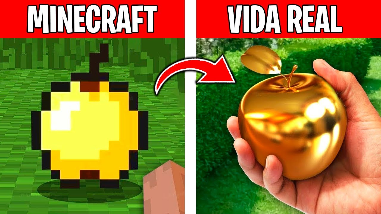 Probando Todas las COMIDAS de MINECRAFT en la VIDA REAL