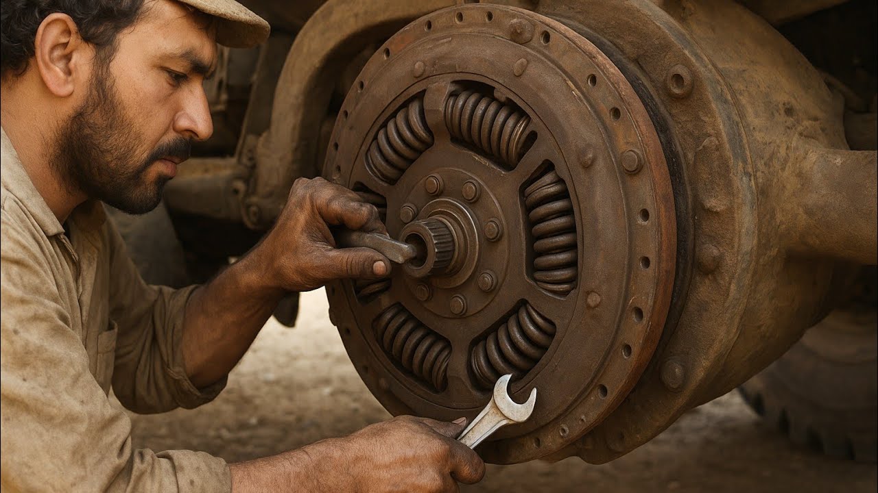 Heavy Truck Clutch Replacement | Big Vehicle Clutch Repair Step-by-Step | Buraq Skills