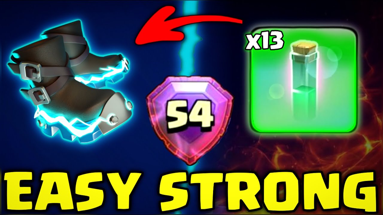 Electro Boot RC Charge with 13 invisible spell | Root rider valkyrie spam attack strategy | coc