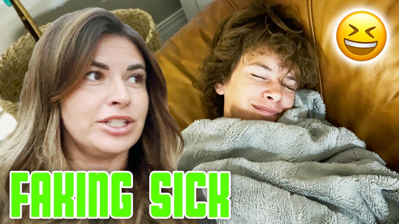 FAKING SICK TO GET OUT OF GOING TO SCHOOL | CAUGHT AND PUNISHED BY MOM