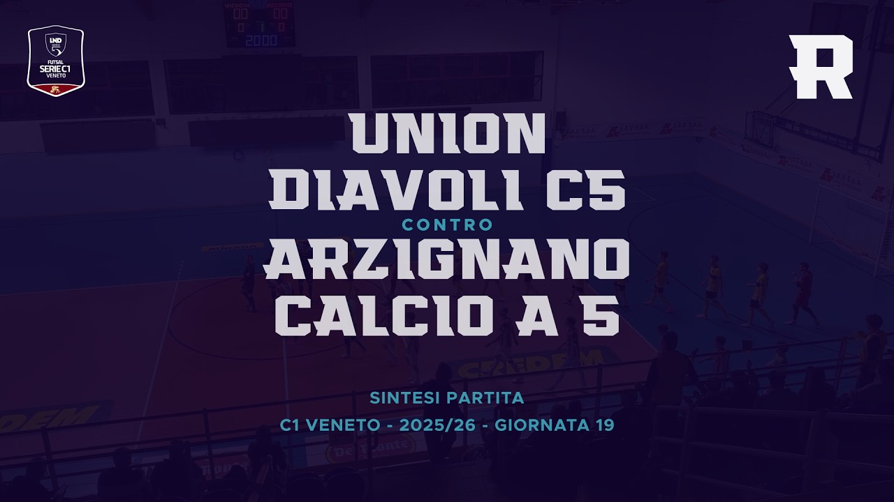 ROPLOTS HIGHLIGHTS | Union Diavoli C5 - Arzignano C5 | Serie C1 Veneto - GIORNATA 19