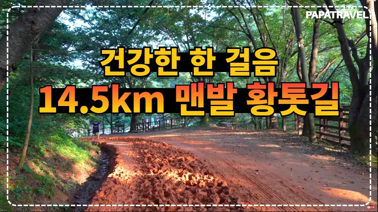 대전_14.5km 숲을 느끼며 맨발로 걸을 수 있는 계족산 황톳길