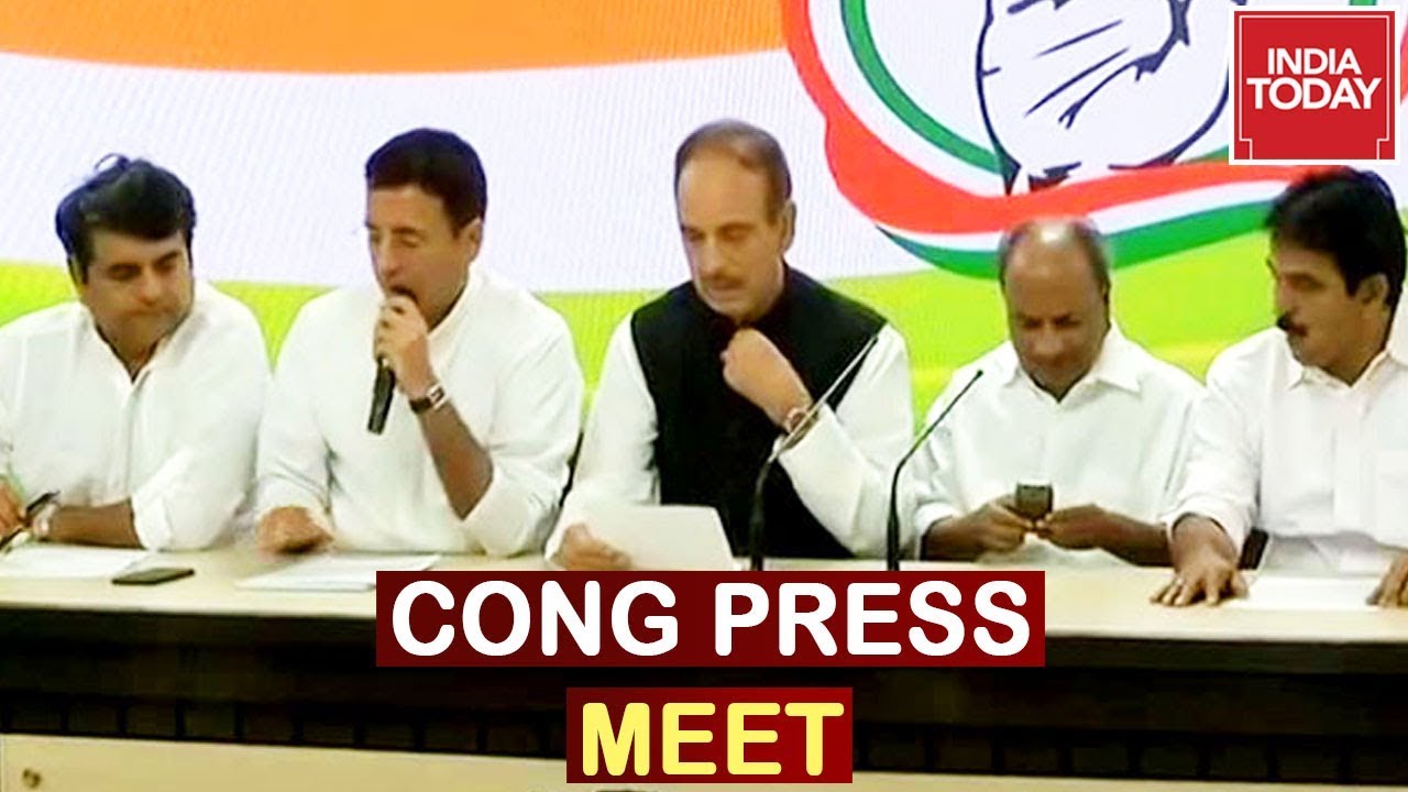 Congress Press Meet : Randeep Surjewala Addresses Press On Congress' New Chief | Full