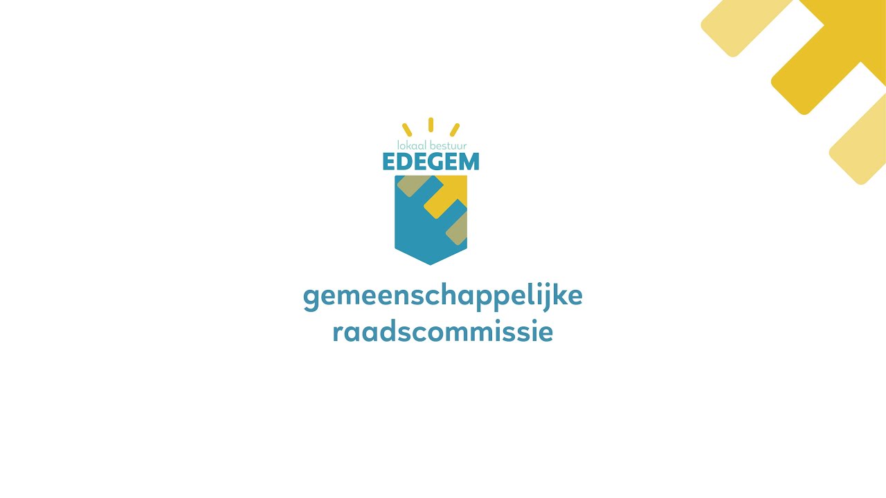 14 oktober 2025 om 20u - Gemeenschappelijke raadscommissie lokaal bestuur Edegem