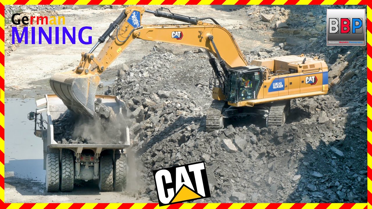 🔥🆕CAT 395, 745, 775G - Abraum im Steinbruch, 2023. #1