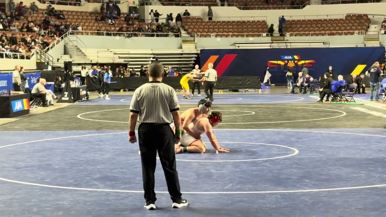 Carson Thomas’s 217lb State Championship Match vs. Robert Ibarra from Santa Cruz. 
