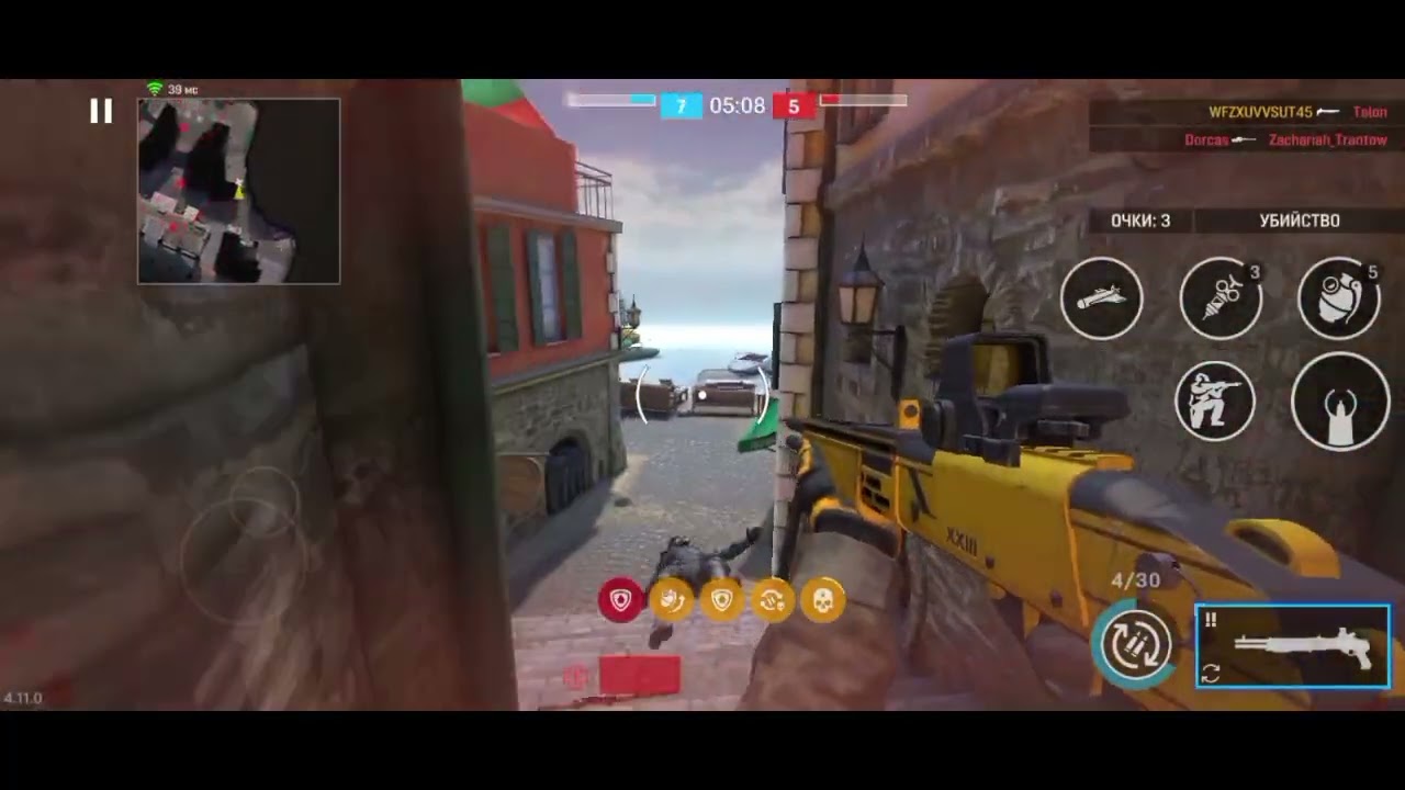 Геймплей игры Warface Go мясорубка на карте Италия