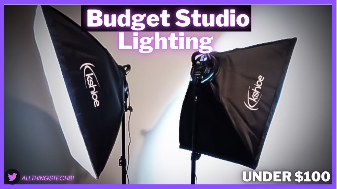 Softbox Lights For Under $100 | Kshioe Softbox Lights Quick Review