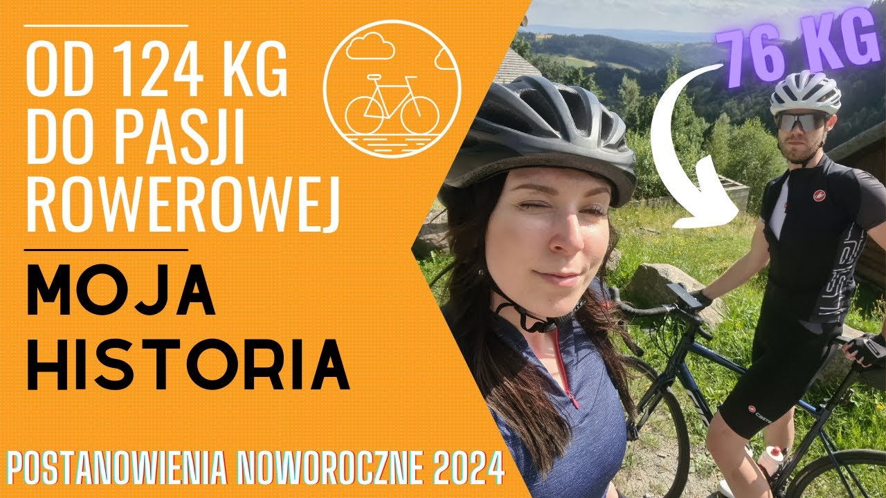 Rowerowa pasja - Od 124 kg do Kanału na YouTube - Zapowiedź kanału, postanowienia noworoczne 2024