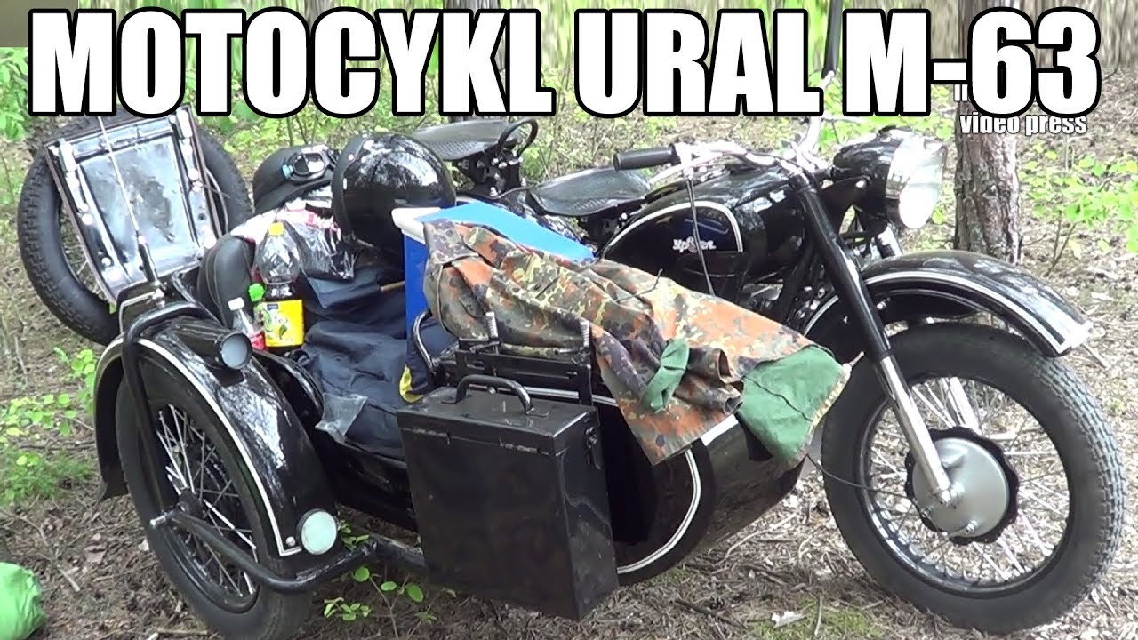 Motocykl URAL M-63 - prezentacja i rozmowa z właścicielem - Piknik Militarny 28.05.2016