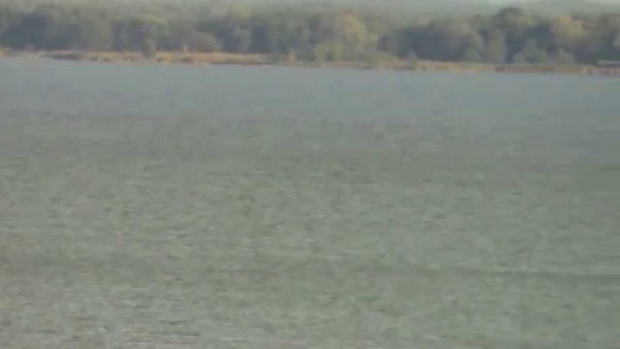 Łodzie na jeziorze Łebsko