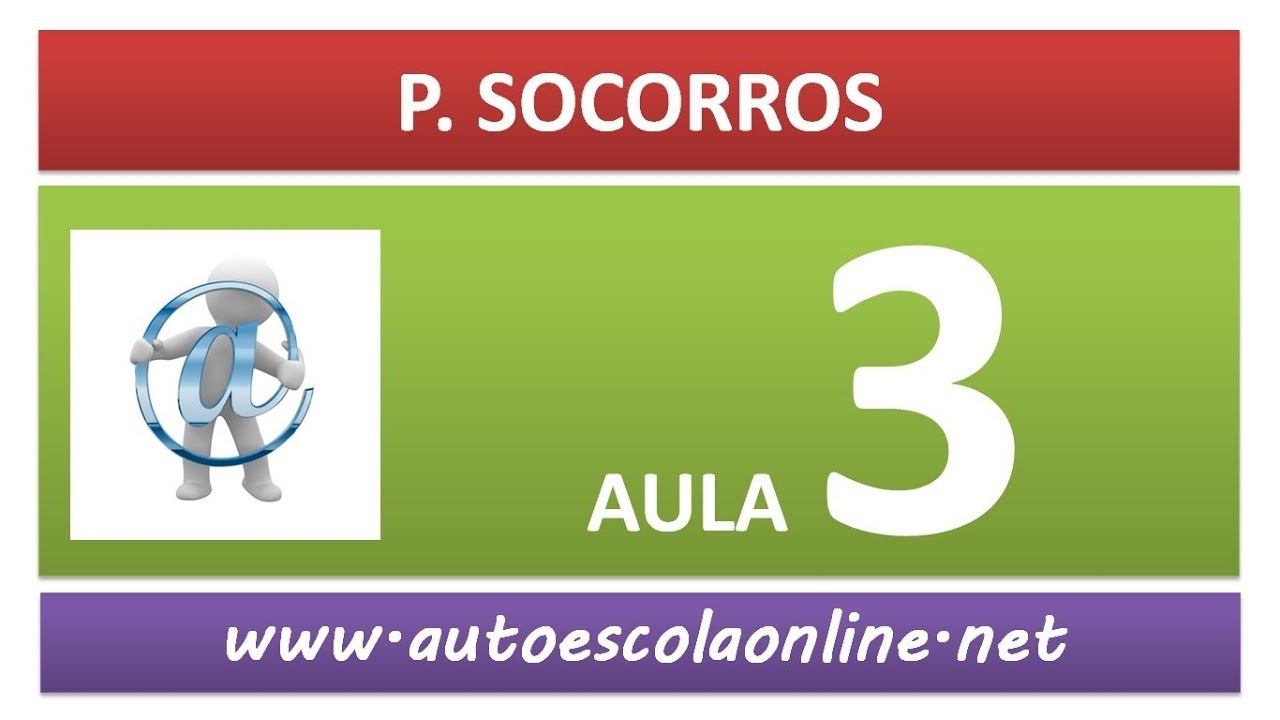AULA 85 PRIMEIROS SOCORROS - CURSO DE LEGISLAÇÃO DE TRÂNSITO EM AUTO ESCOLA E SIMULADO DO DETRAN