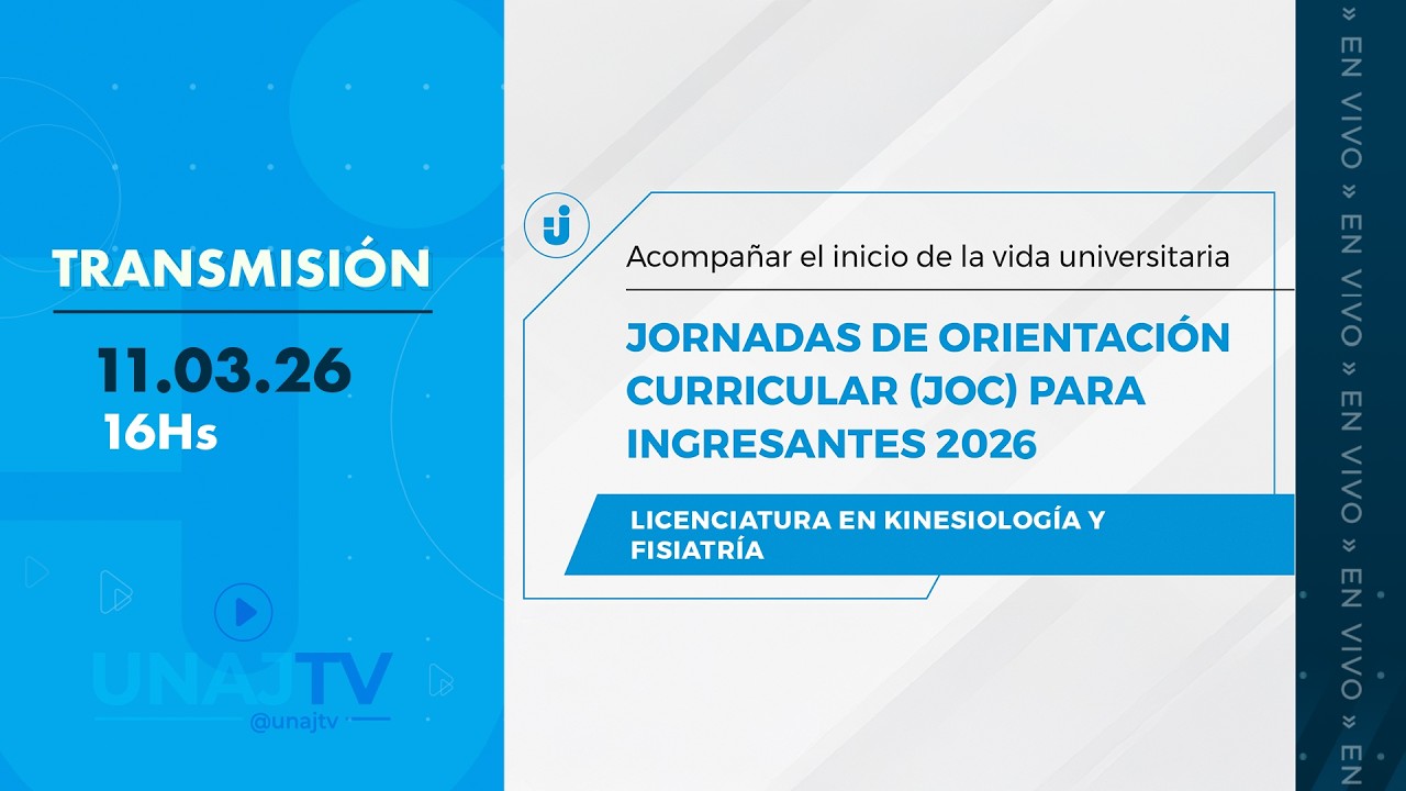 Lic. en Kinesiología y Fisiatría -  Jornadas de Orientación Curricular 2026