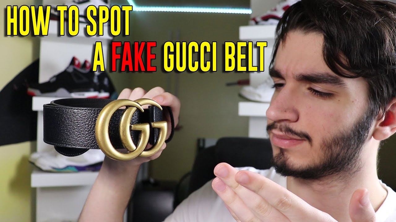 HOW TO SPOT A FAKE GUCCI BELT!