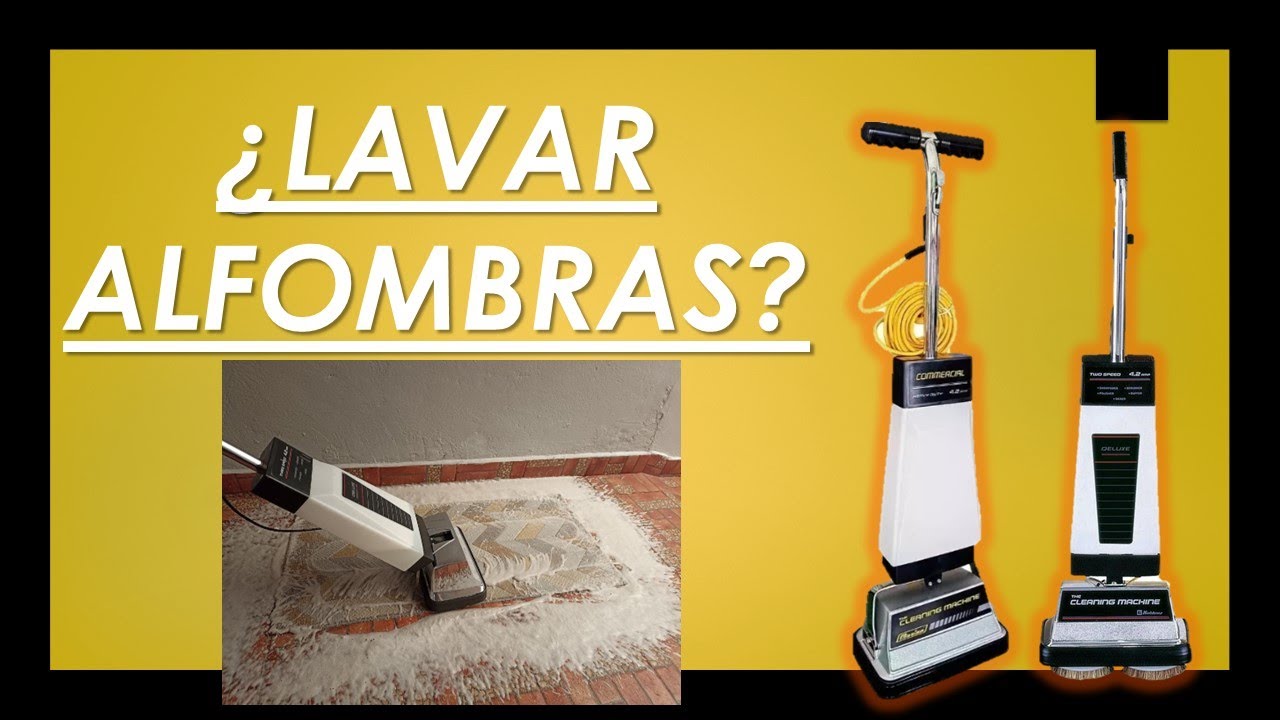 Como LAVAR una ALFOMBRA con una PULIDORA Lava Alfombras | Koblenz the Cleaning Machine y P-4000