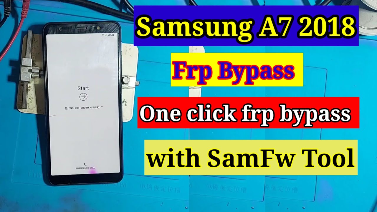 Samsung A7 2018 Frp Bypass with SamFw tool A7 2018 Google account bypass One click frp bypass 2024