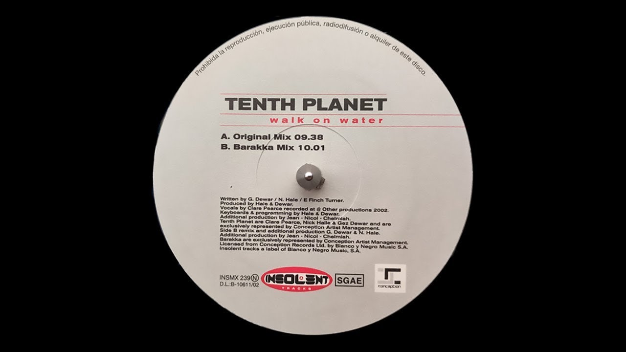 Tenth Planet - Walk On Water (Barakka Mix)
