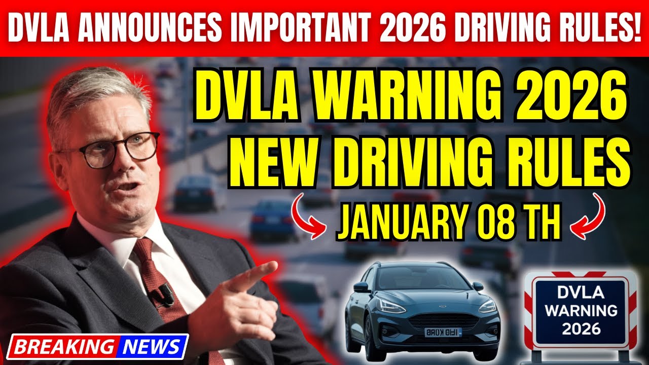 ПРЕДУПРЕЖДЕНИЕ DVLA 2026 🚨 Новые правила дорожного движения Великобритании вступают в силу 8 янва...