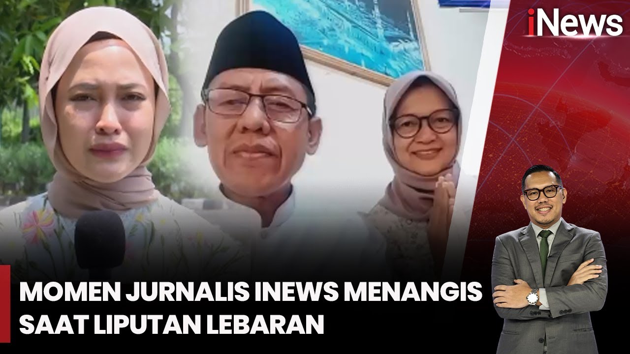 Reporter iNews Menangis Ditelepon saat Liputan Lebaran: Belum Makan Opor, Bu | iNews Siang | 31/03