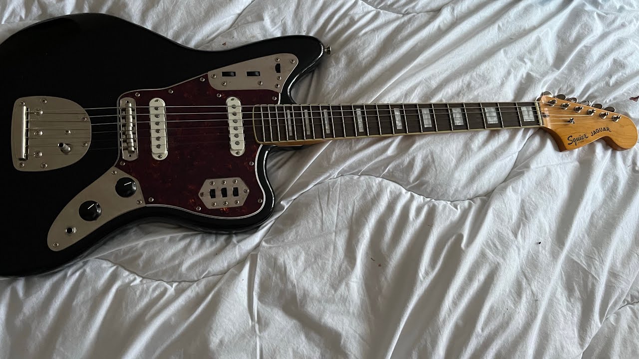 Squier Classic Vibe '70s Jaguar Electric Guitar (Unboxing New Guitar Video Like and Subscribe)