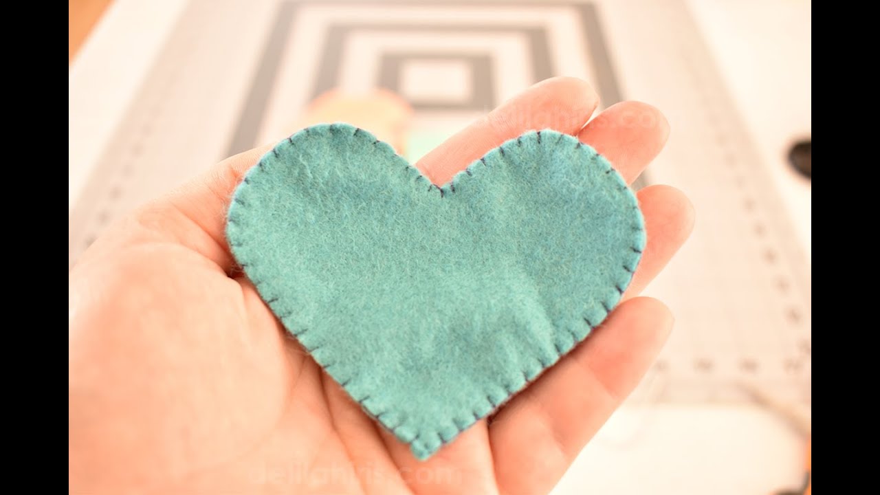 Hand Stitching Tutorial - Blanket Stitch on Wool Felt