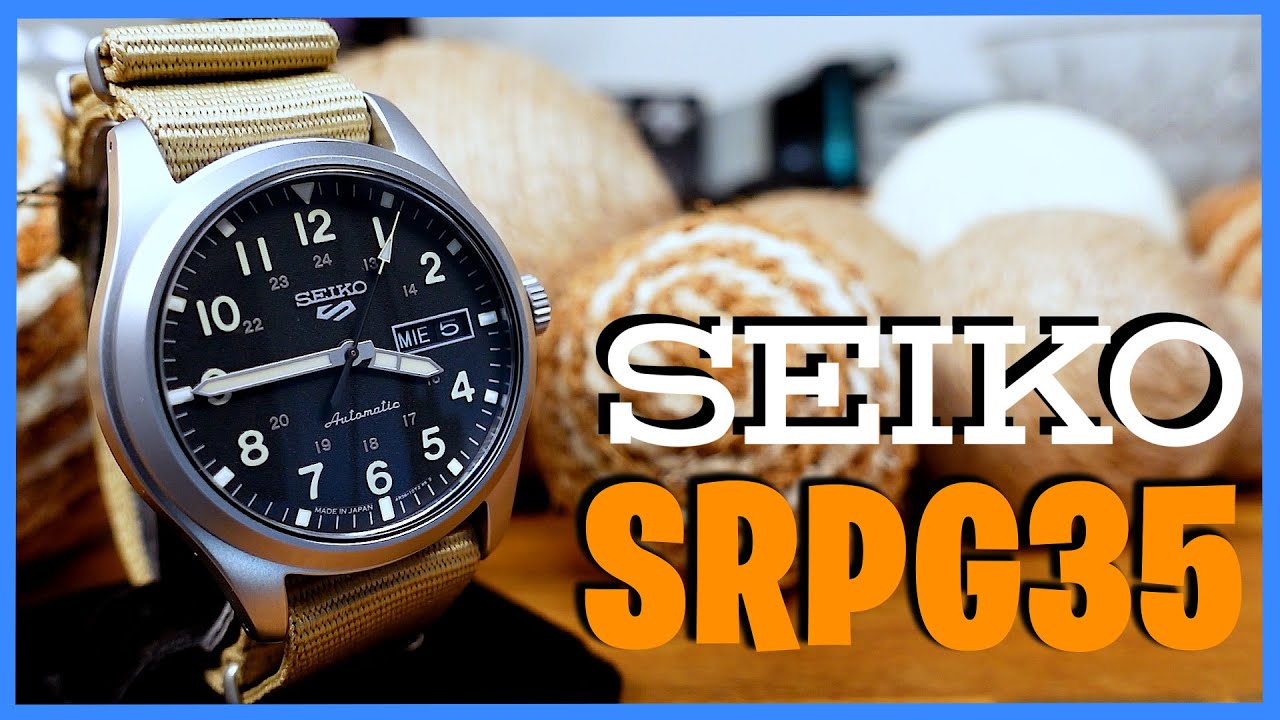 Полный обзор спортивных часов Seiko 5 | SRPG35