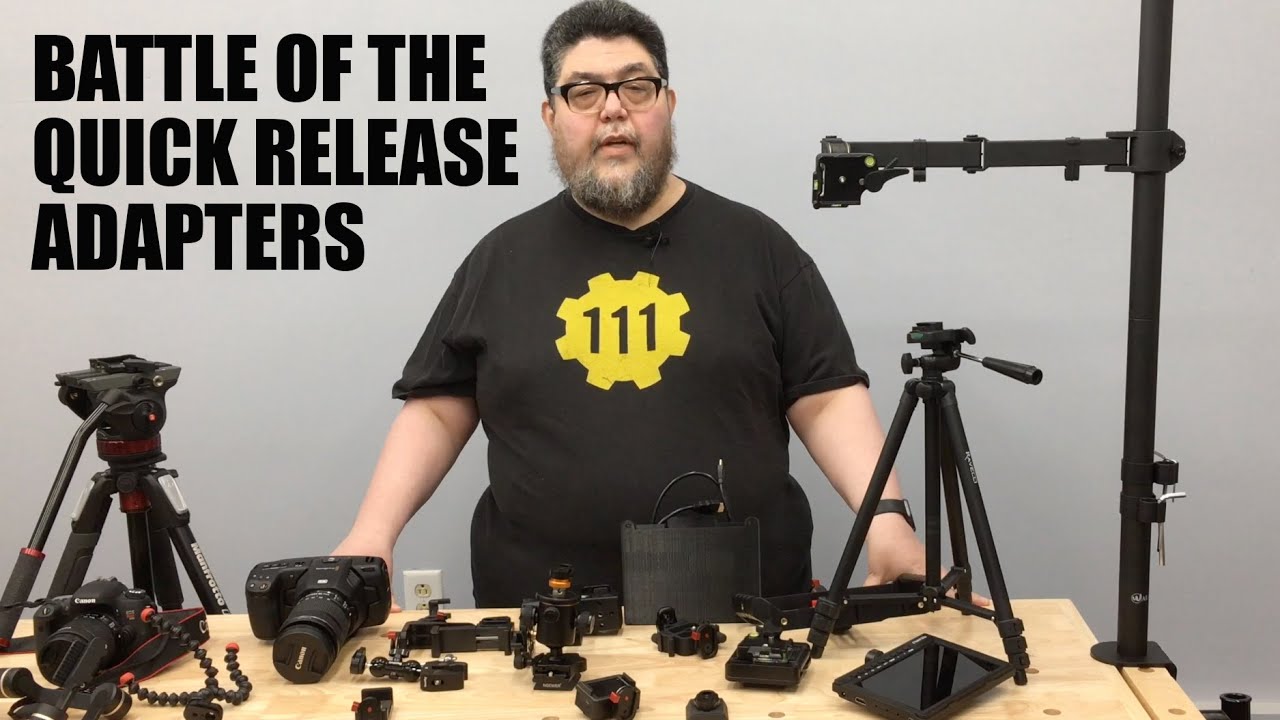 Which quick release adapter is the best for your YouTube studio? We test eight.
