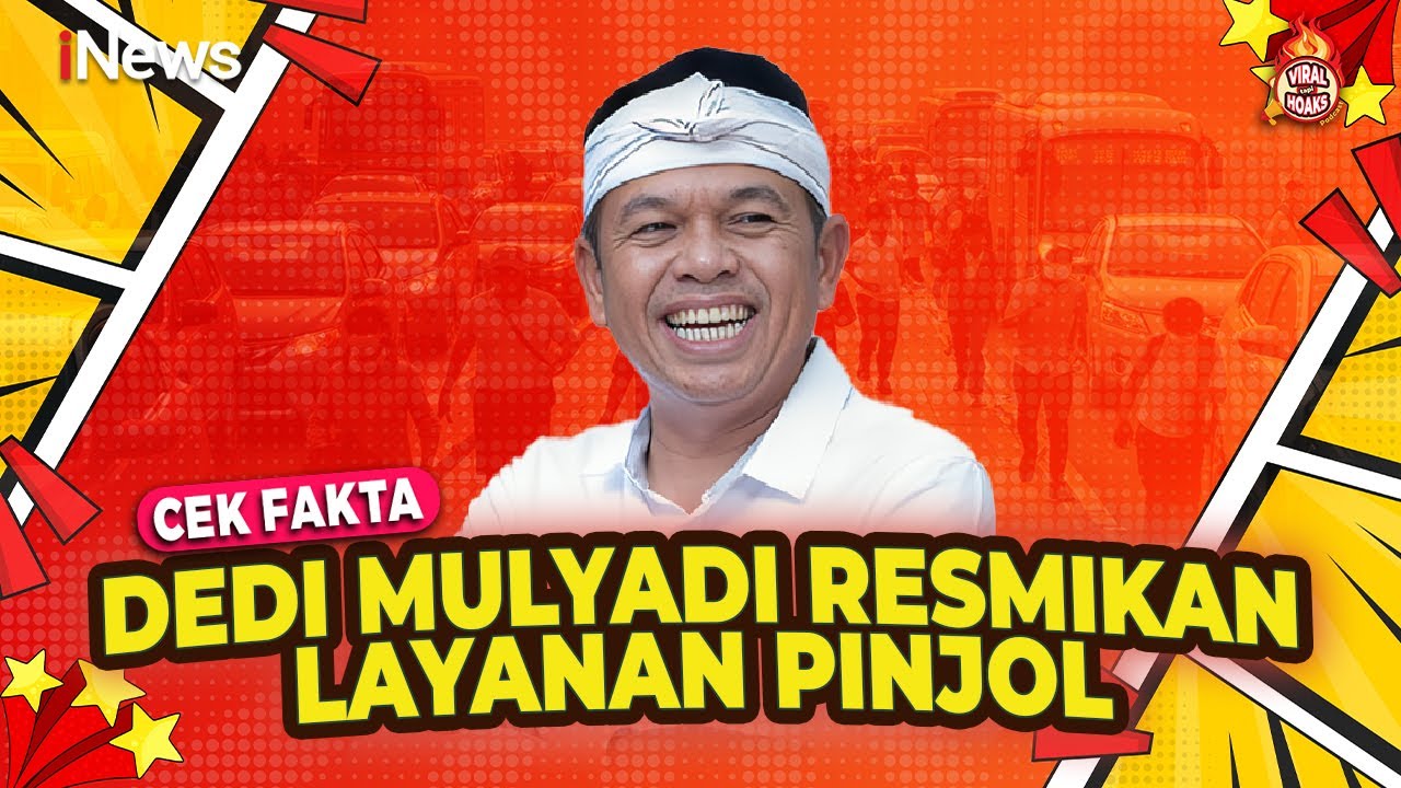 Cek Fakta, Dedi Mulyadi Resmikan Layanan Pinjol