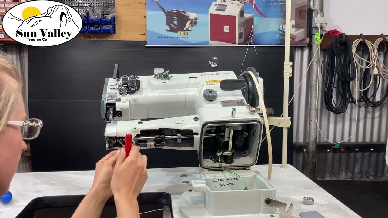 CB6900 hook to needle clearance adjustment